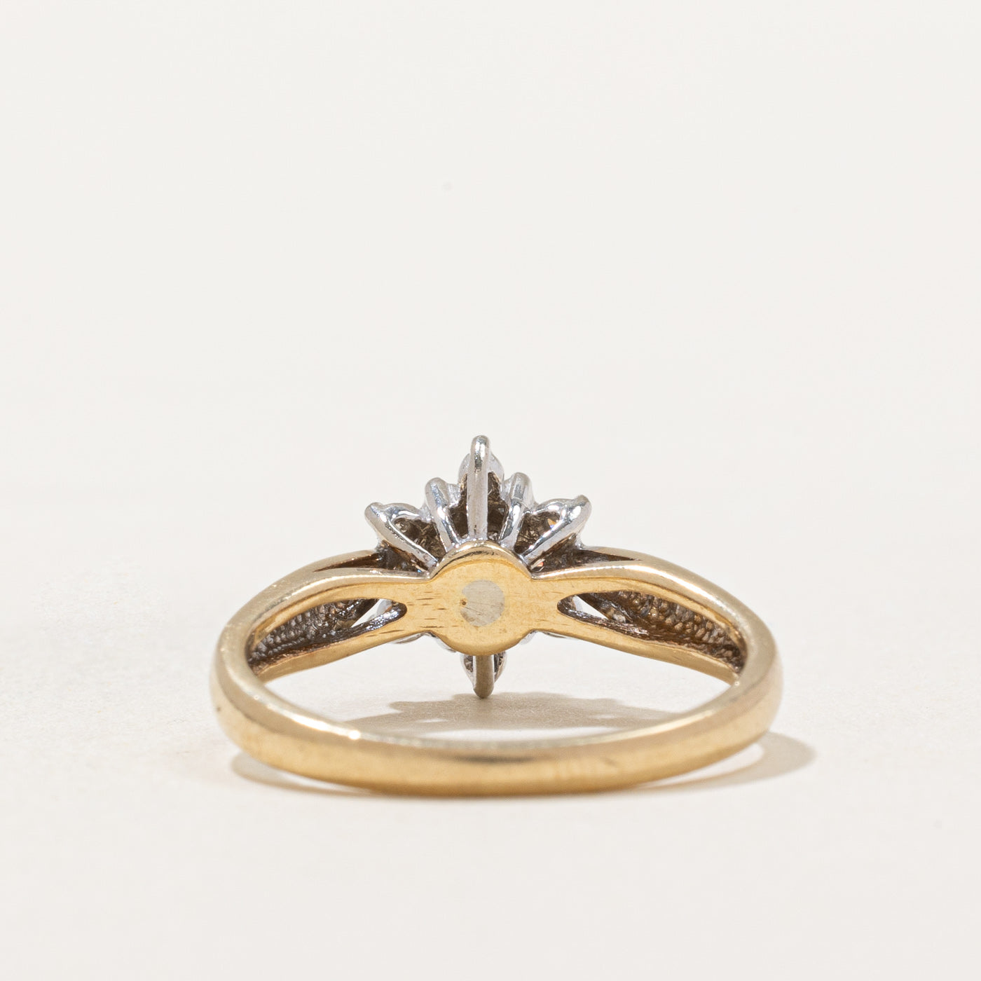 0.10ctw Diamond Cluster Ring - Size 5 | Elegant Wedding Band, Anniversary Gift & Everyday Jewelry for Women | Perfect for Engagements, Date Nights & Special Occasions