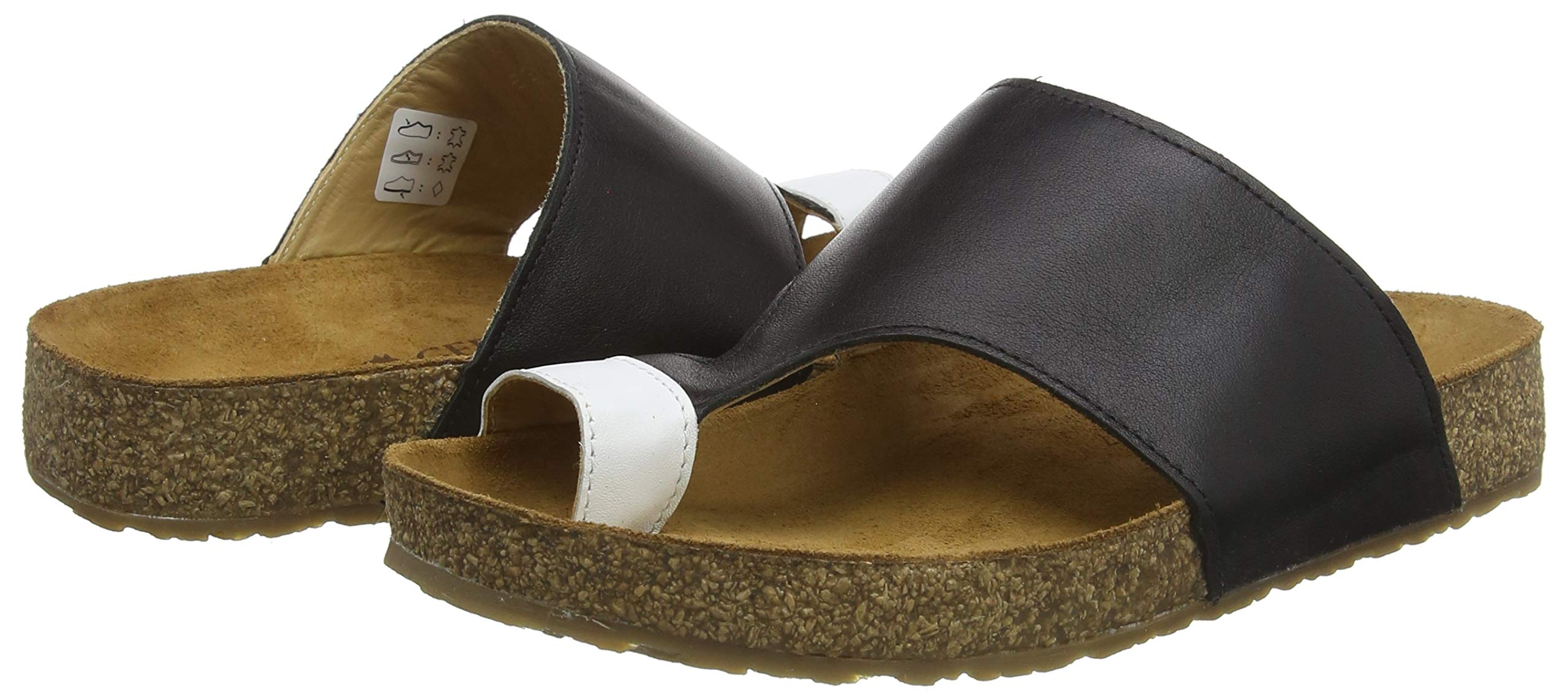 HAFLINGER Women's Comfortable Flip Flop Sandals - Soft Cork Footbed, Arch Support - Perfect for Beach, Pool, Spa & Summer Casual Wear