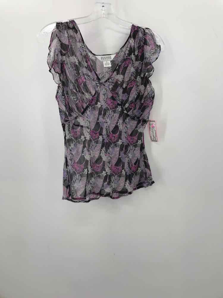 Vintage Alison Taylor Purple Blouse Size Medium - Perfect for Office Wear, Casual Outfits & Special Occasions