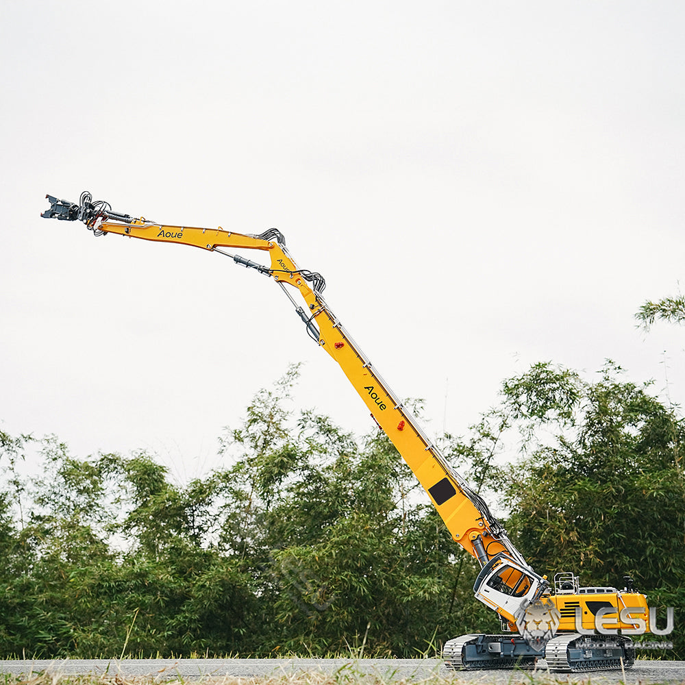 1/14 Scale LESU Aoue LR960 RC Hydraulic Excavator - 13CH Valve, PNP Pump, Demolition Arm - Heavy Duty Remote Control Construction Toy for Adults & Kids - Perfect for Construction Simulation, STEM Learning & Collector's Display