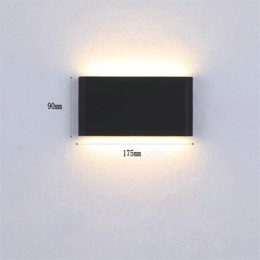 Ultra Thin Rectangular LED Wall Light - Modern Energy Efficient Lighting for Home, Office, and Commercial Spaces - Perfect for Accent, Ambient, and Decorative Lighting