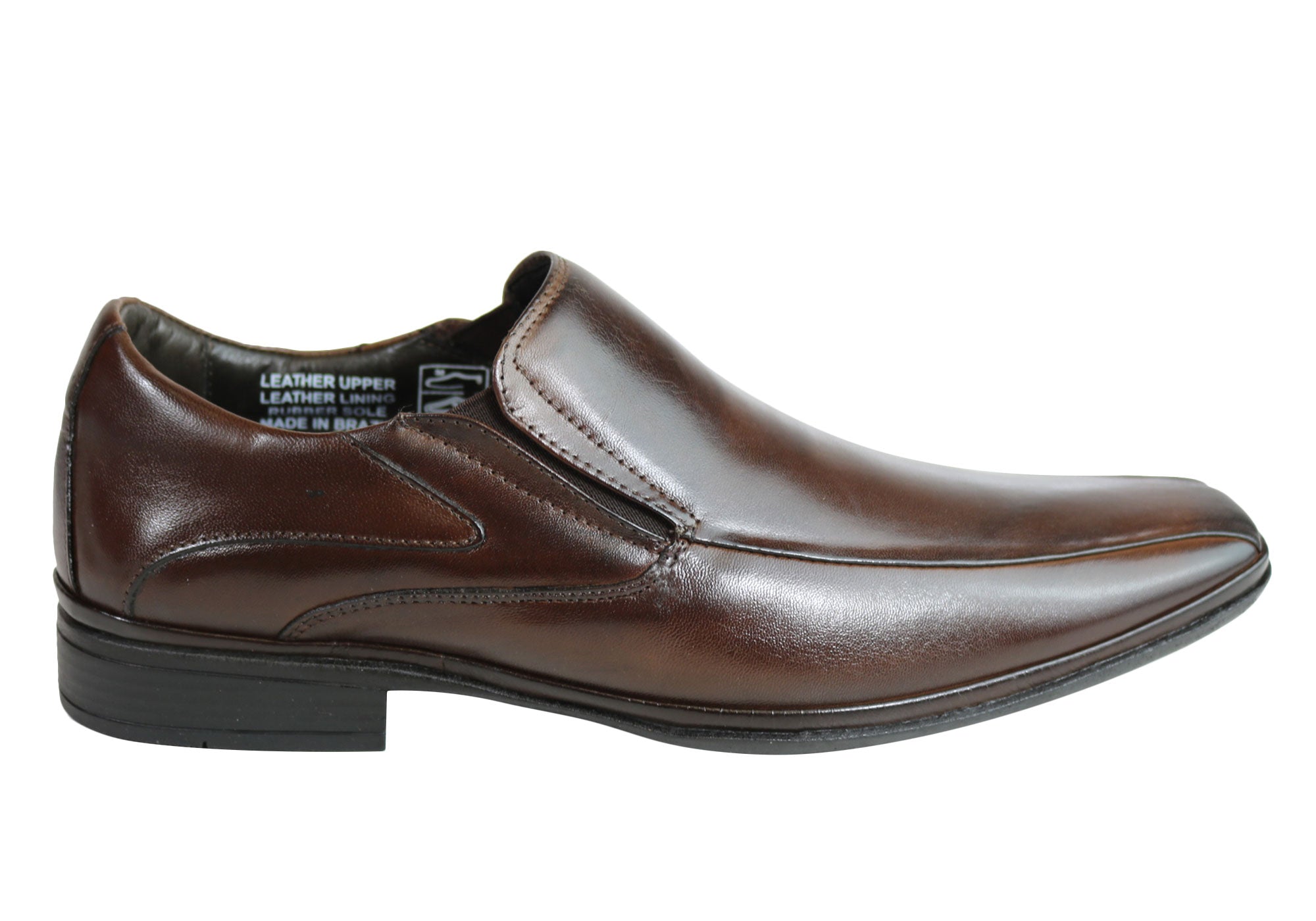 Savelli Lance Men's Comfort Slip-On Leather Dress Shoes - Handcrafted in Brazil - Perfect for Business, Weddings & Formal Occasions