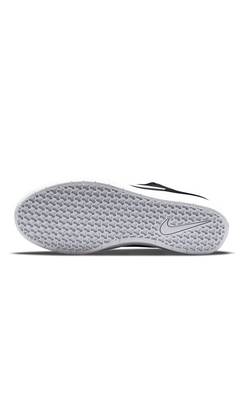 Nike SB Force 58 Men's Skateboarding Shoes - Black/White/White | Comfortable & Durable for Street Skating, Casual Wear & Everyday Use