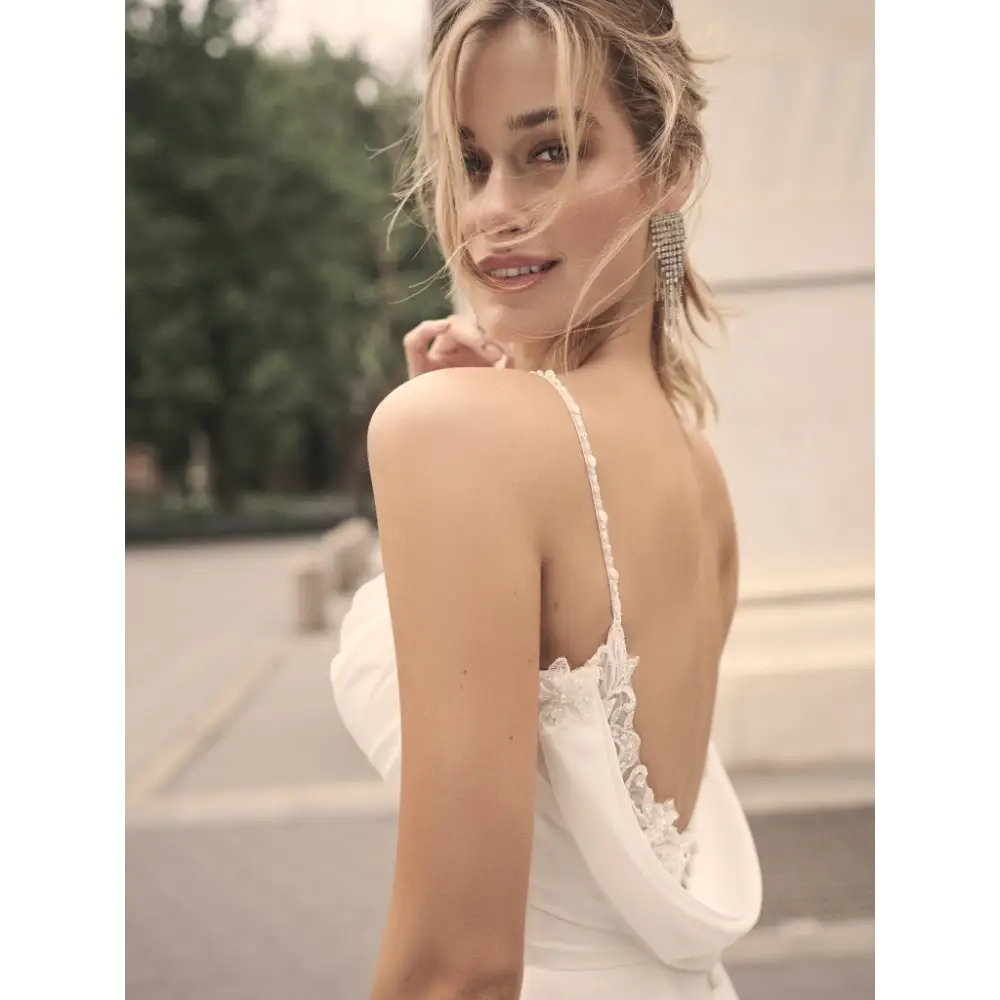 Jessica by Maggie Sottero - Elegant Lace Wedding Dress for Brides | Perfect for Church Ceremonies, Beach Weddings & Romantic Vows