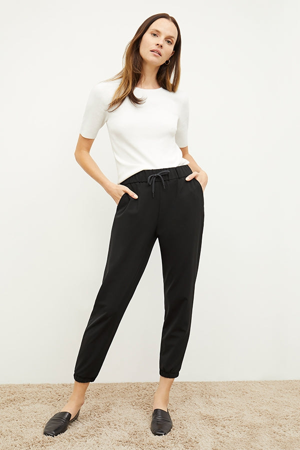 Delaney Jogger Pants for Men - OrigamiTech Stretchable Black Joggers for Running, Gym & Casual Wear
