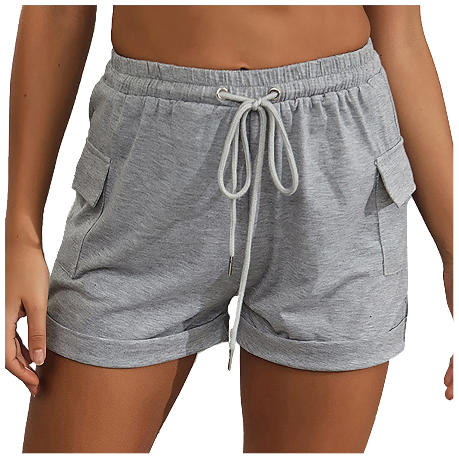 **Women's Running Shorts - Gym, Yoga, Workout & Biker Athletic Shorts with Pockets - Perfect for Summer Sports & Halloween Costumes**