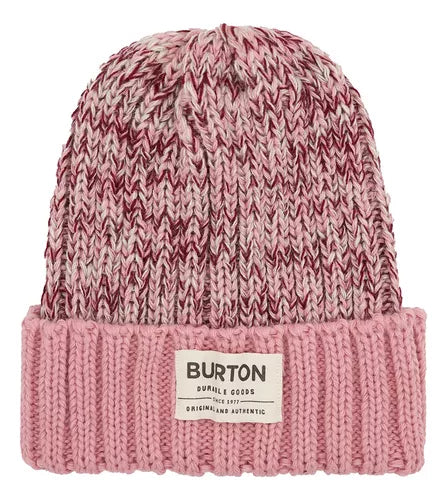 Burton Basic Blush Wool Beanie Hat for Men & Women - Soft & Warm Winter Knit Cap for Outdoor Activities, Skiing, and Casual Wear