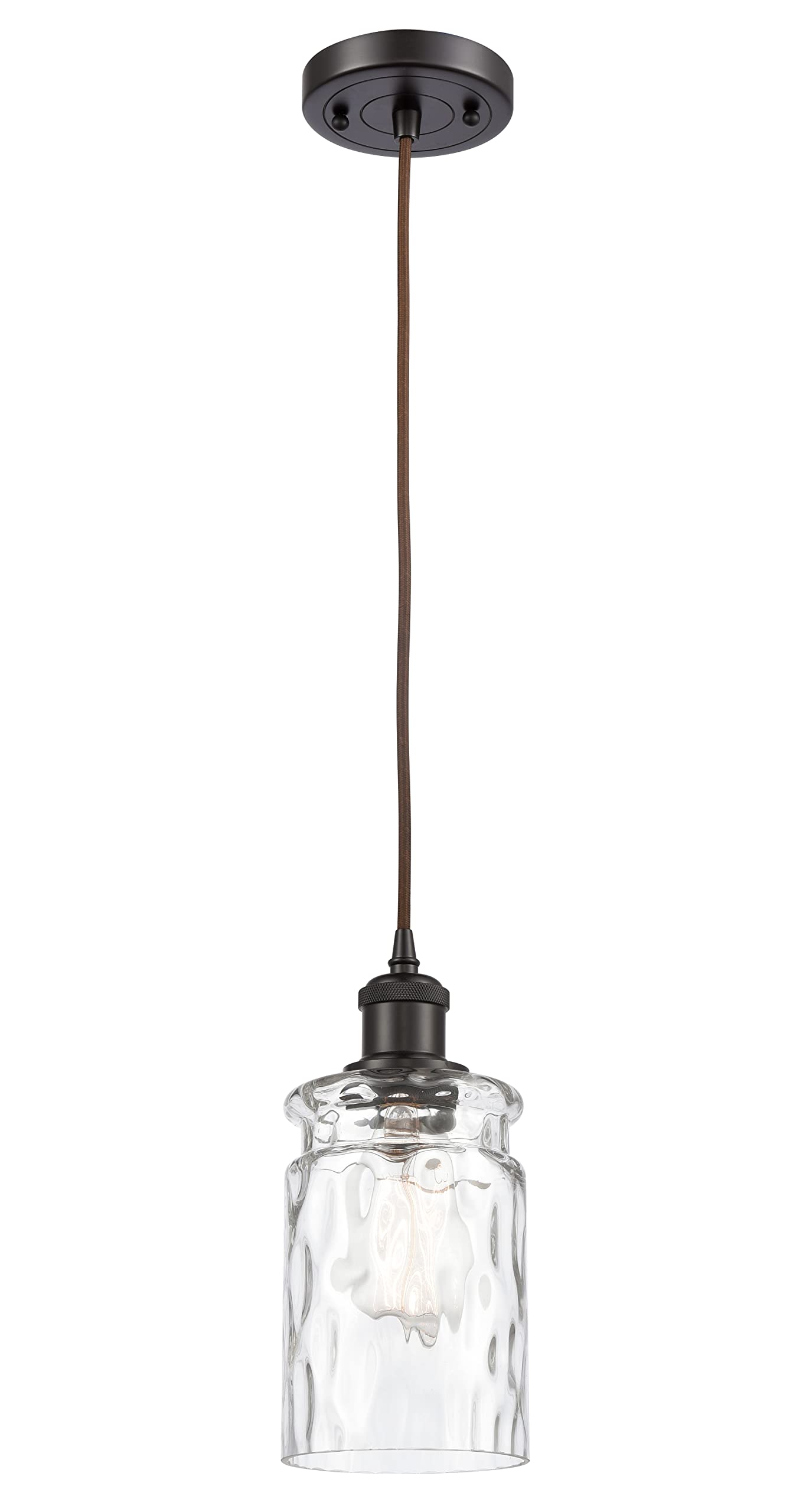 Innovations 516-1P-OB-G352 LED Mini Pendant Light - Oil Rubbed Bronze Finish - Ballston Collection - Perfect for Kitchen Island, Dining Room or Entryway Lighting