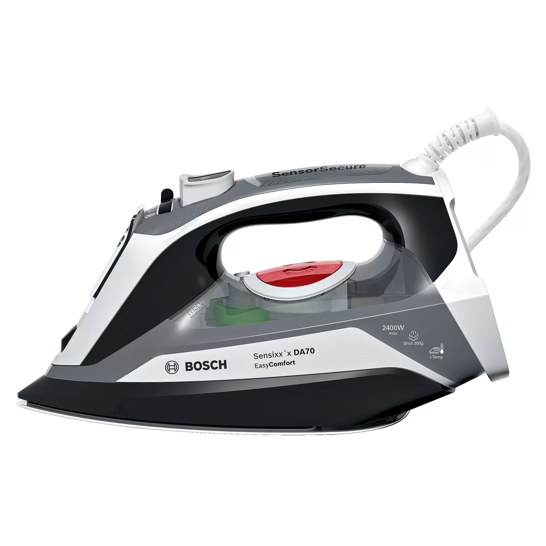 TDA70EYGB Professional Steam Iron for Clothes - Powerful 1700W, Anti-Drip, Auto Shut-Off - Perfect for Home, Office & Travel Use