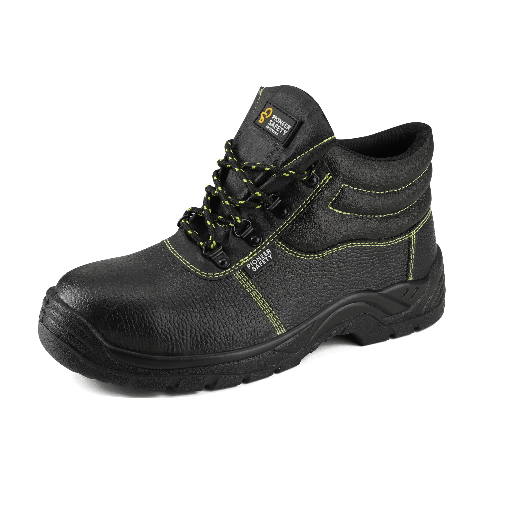 VIP Unisex Squall Safety Boots - Waterproof Leather Work Shoes with Steel Toe Cap & Midsole, Lightweight S3 SRC Safety Footwear for Construction, Warehouse & Outdoor Work