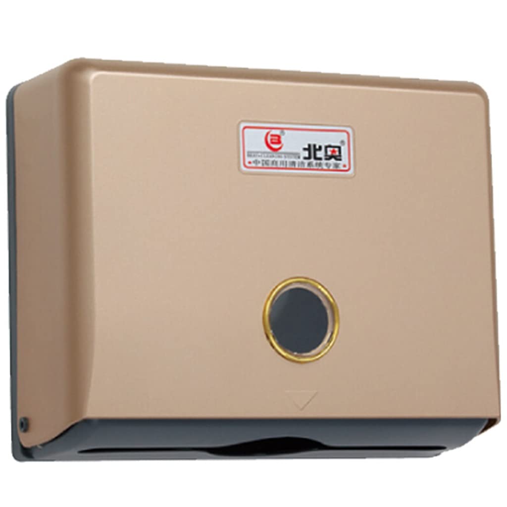 DMLZB Commercial Wall Mount Paper Towel Dispenser - C-Fold & Multifold Bathroom Tissue Holder for Restaurants, Offices & Public Restrooms (Color B)