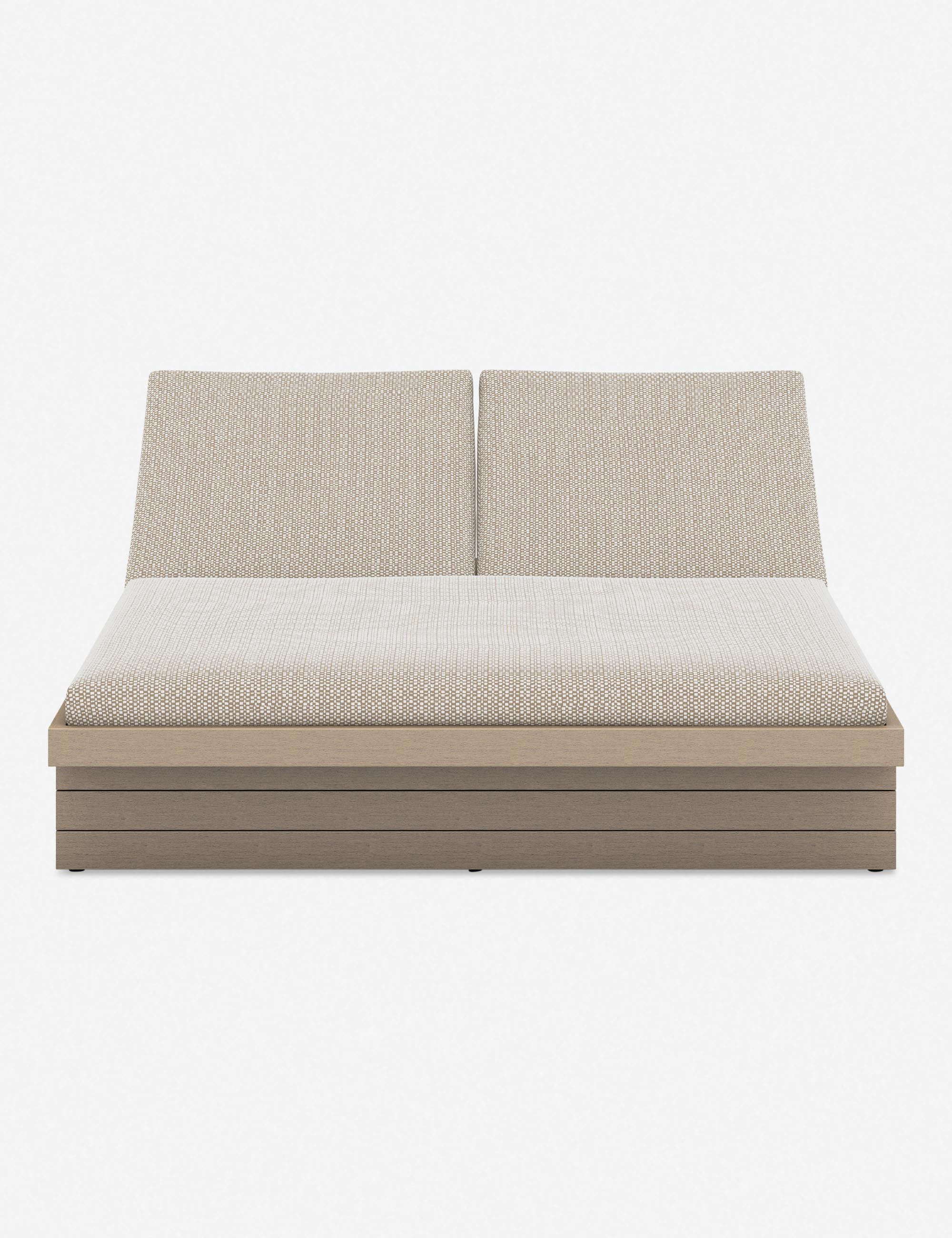 Coren Indoor Outdoor Double Chaise Lounge - Waterproof & Weather-Resistant for Patio, Poolside, or Living Room Relaxation