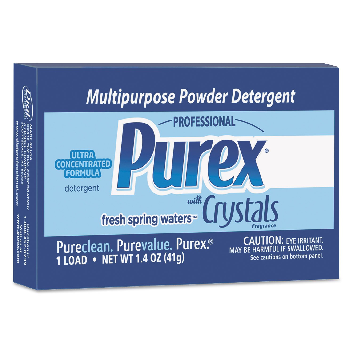 PUREX 1.4 oz Fresh Spring Waters Laundry Detergent Box | High-Efficiency HE Liquid Detergent for All Machines | Perfect for Everyday Laundry & Fresh Scent
