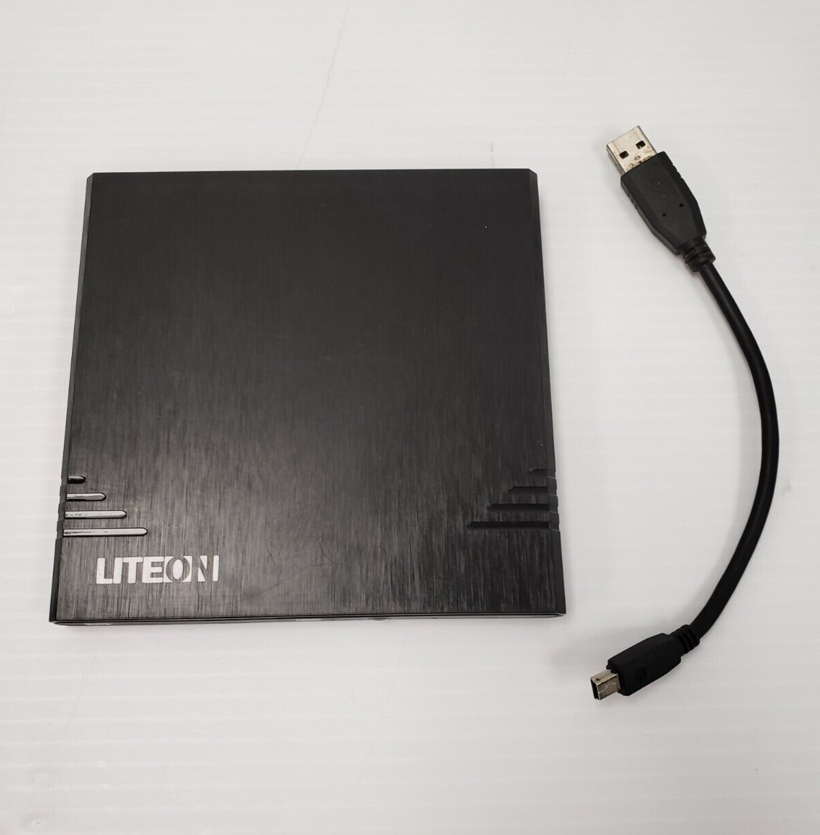 Liteon EBAU108-01 5 Disc Drive - External DVD/CD Burner for PC & Mac - Perfect for Data Backup, Media Playback, and Software Installation