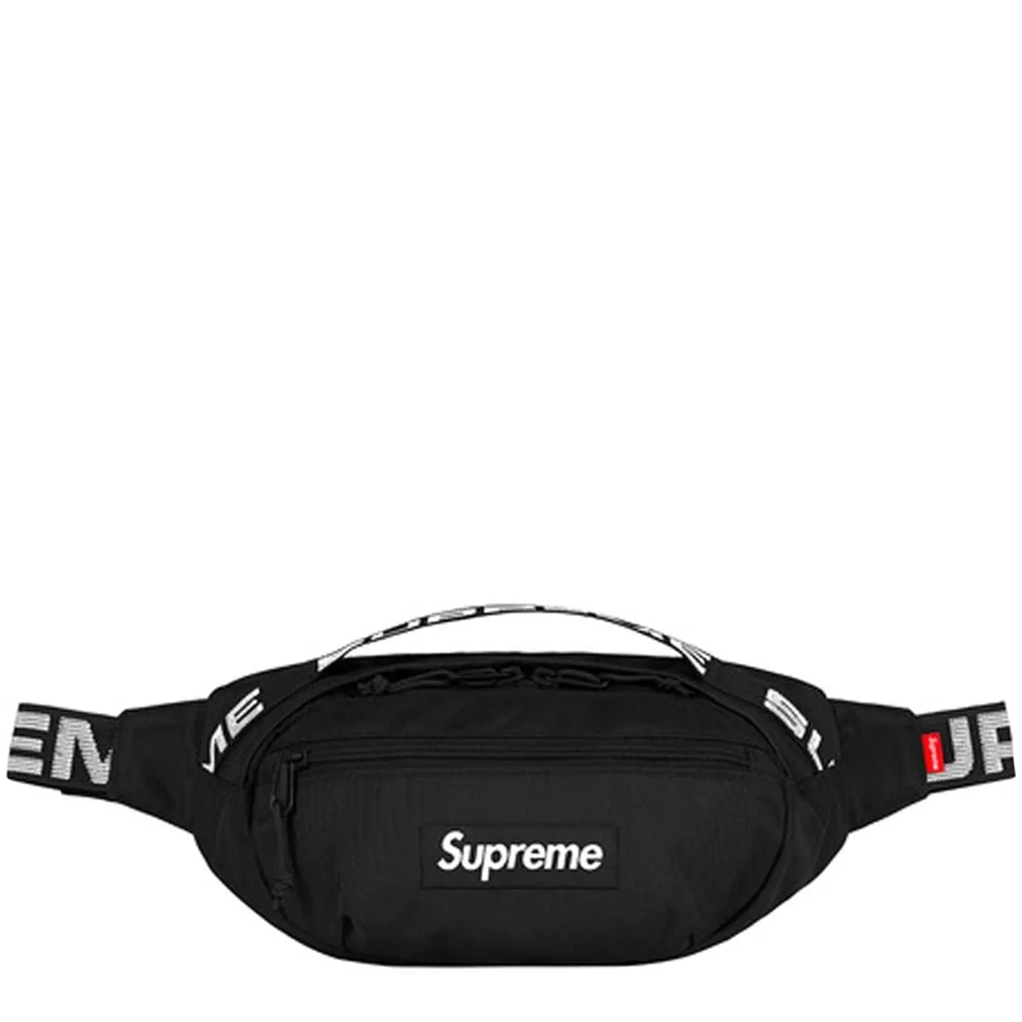 Supreme Black Waist Bag (SS18) - Stylish Crossbody Fanny Pack for Men & Women - Perfect for Travel, Hiking, and Everyday Use