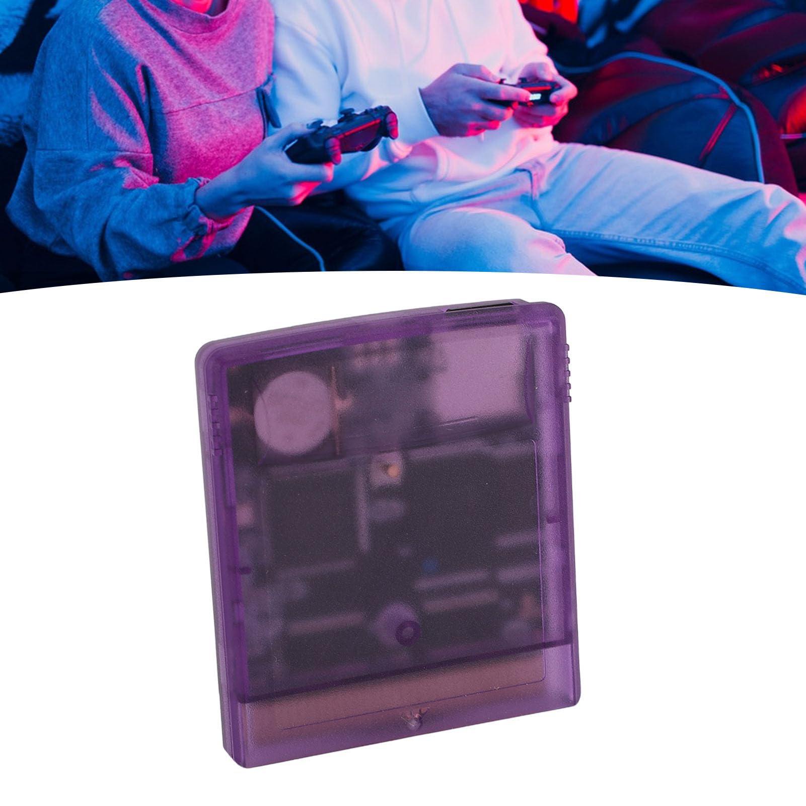 Annadue 8GB Flash Memory Card for Gameboy - 1000 in 1 Game Cartridge for GB GBC GBA SP | Purple Transparent Retro Gaming Accessory | Perfect for Classic Game Collection & Portable Gaming