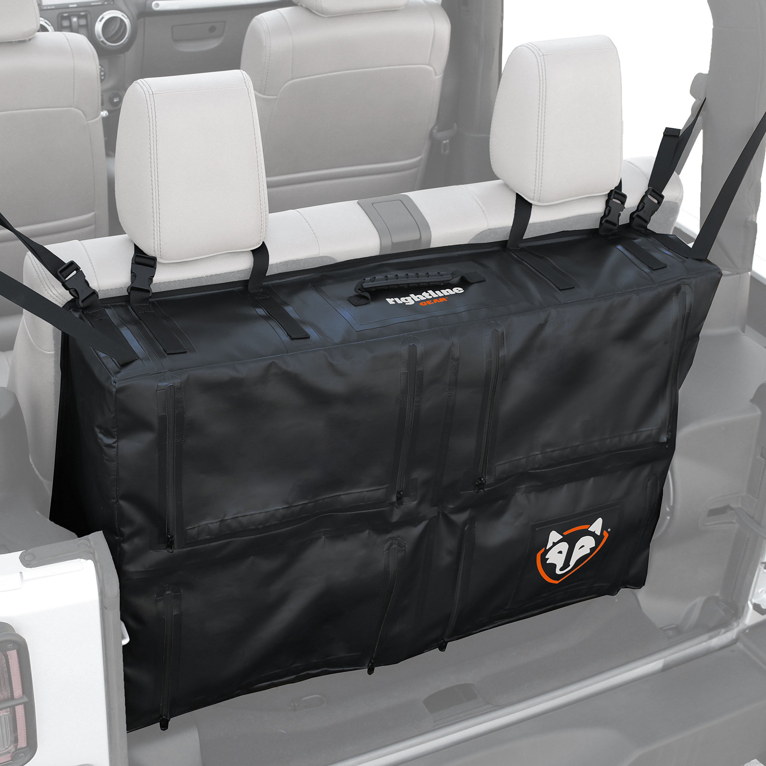 Rightline Gear Weatherproof Trunk Storage Bag for Jeep Wrangler - Hanging Car Organizer for SUV Accessories | Perfect for Road Trips, Camping & Outdoor Adventures