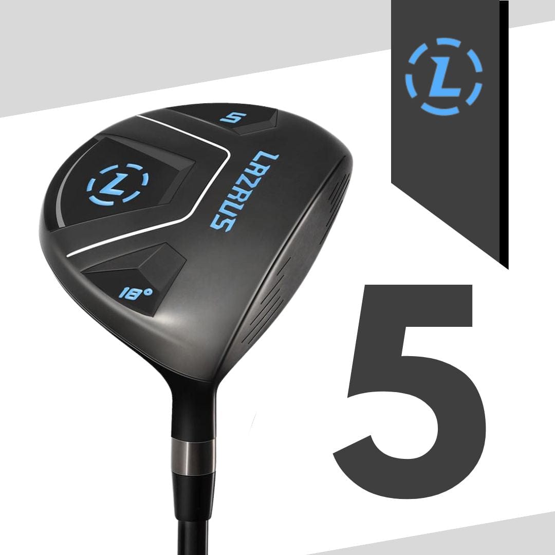 Premium Lazrus Golf Fairway Woods Set (3,5,7) for Men & Women - Right & Left Hand Options with Free Headcovers - Perfect for Driving Range, Course Play & Tournament Training