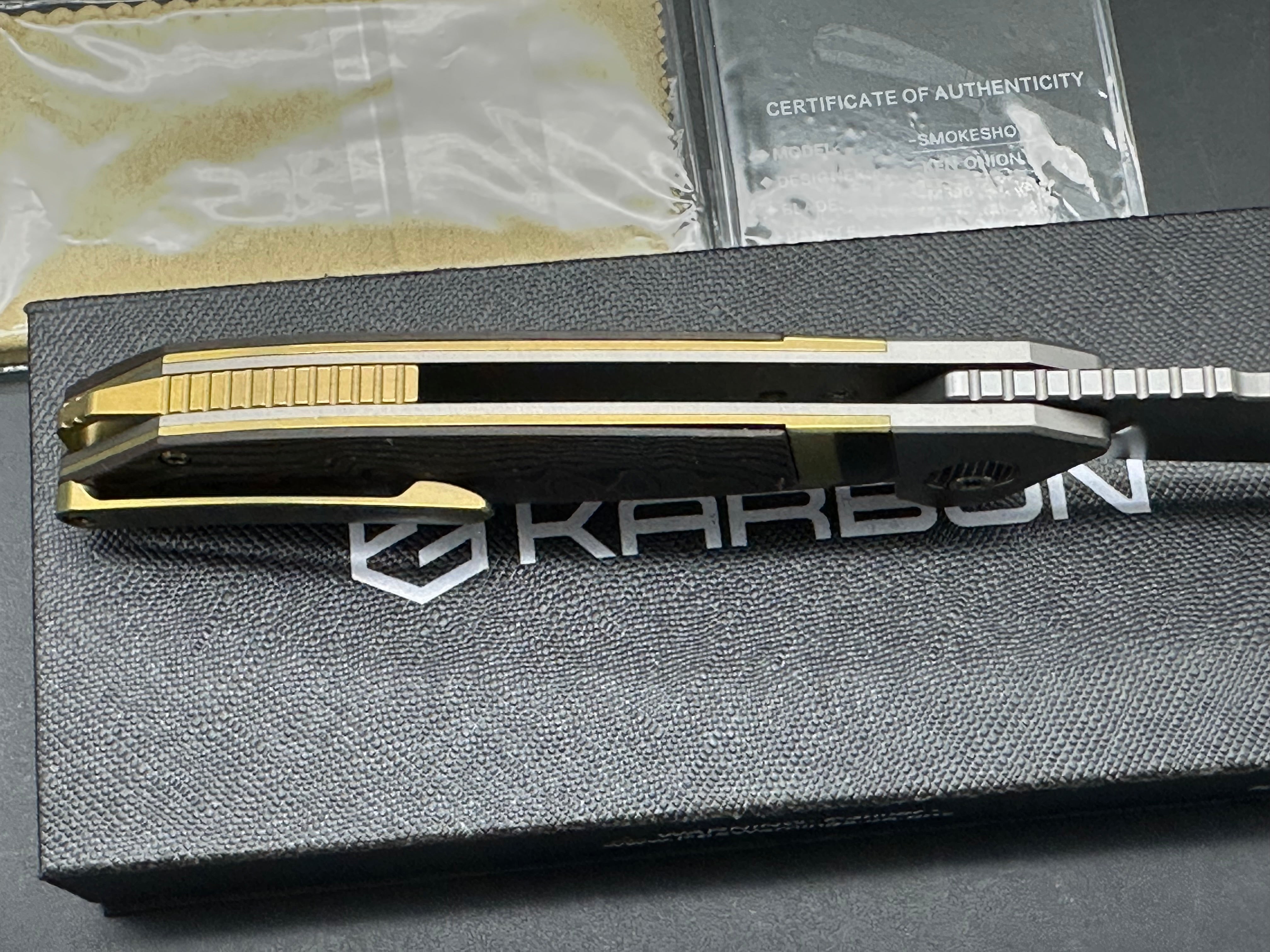Premium Karbon Knives Smokeshow Collection - High-Performance Kitchen Knives Set for Professional Chefs & Home Cooking - Perfect for Slicing, Dicing, and Food Preparation
