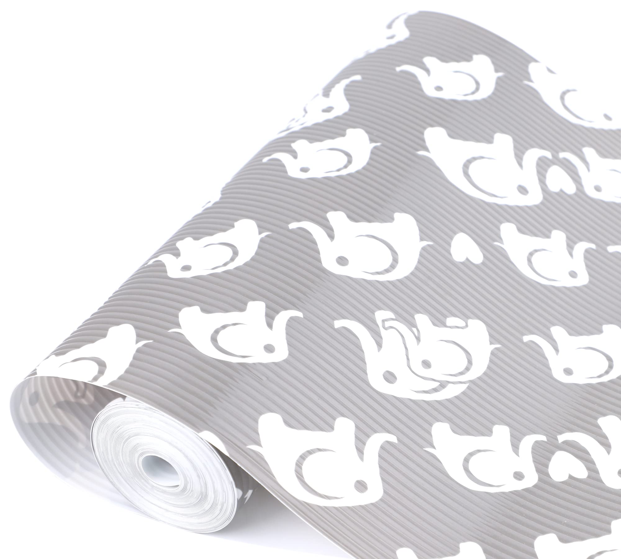 18 Inch x 20 Ft Non-Slip Waterproof Shelf Liners for Kitchen Cabinets, Drawers & Refrigerators - Thick Washable Non-Adhesive Liner for Bathroom, Pantry & Home Organization
