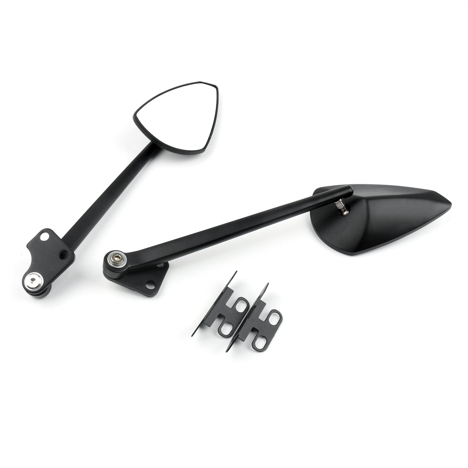MAD HORNETS Motorcycle Rear View Mirrors for Yamaha TMAX 530 (2012-2013) - Black - High Visibility Safety Mirrors for Urban Commuting & Long-Distance Riding