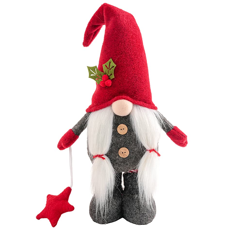 PartyKindom Mini Christmas Doll - Santa Claus Fabric Desktop Decor for Home, Wall, Kitchen & Room - Perfect for Holiday Decorations, Gift Giving & Festive Atmosphere
