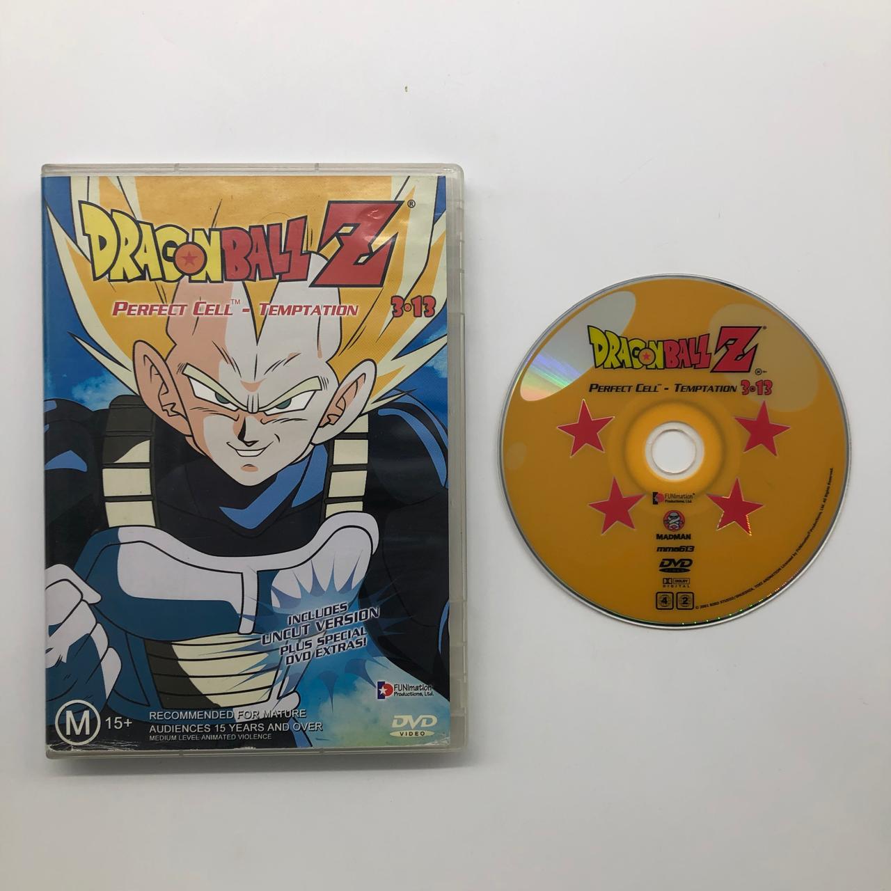 Dragon Ball Z Perfect Cell Temptation 3.13 DVD - Anime Action Series for Collectors & Fans | Perfect for Home Entertainment & Gift Giving