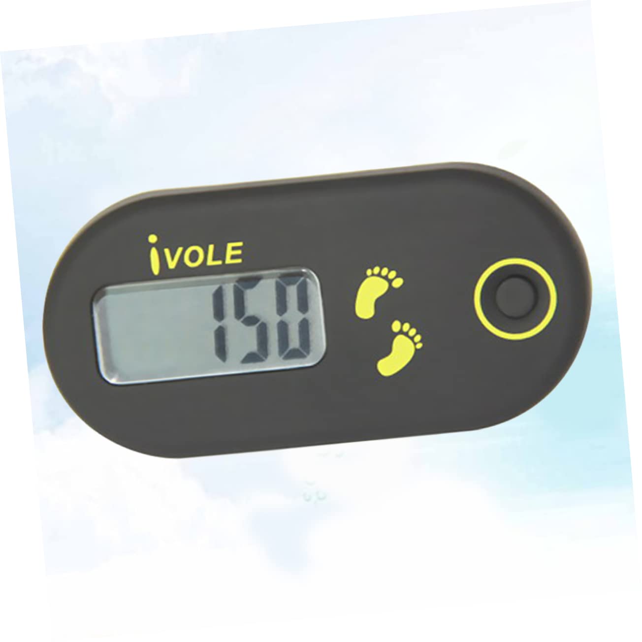 Digital Pedometer for Walking & Running - Step Counter, Calorie & Distance Tracker for Jogging, Sports & Fitness - Pocket Pedometer for Men & Women - Perfect for Gym, Hiking & Daily Activity Tracking