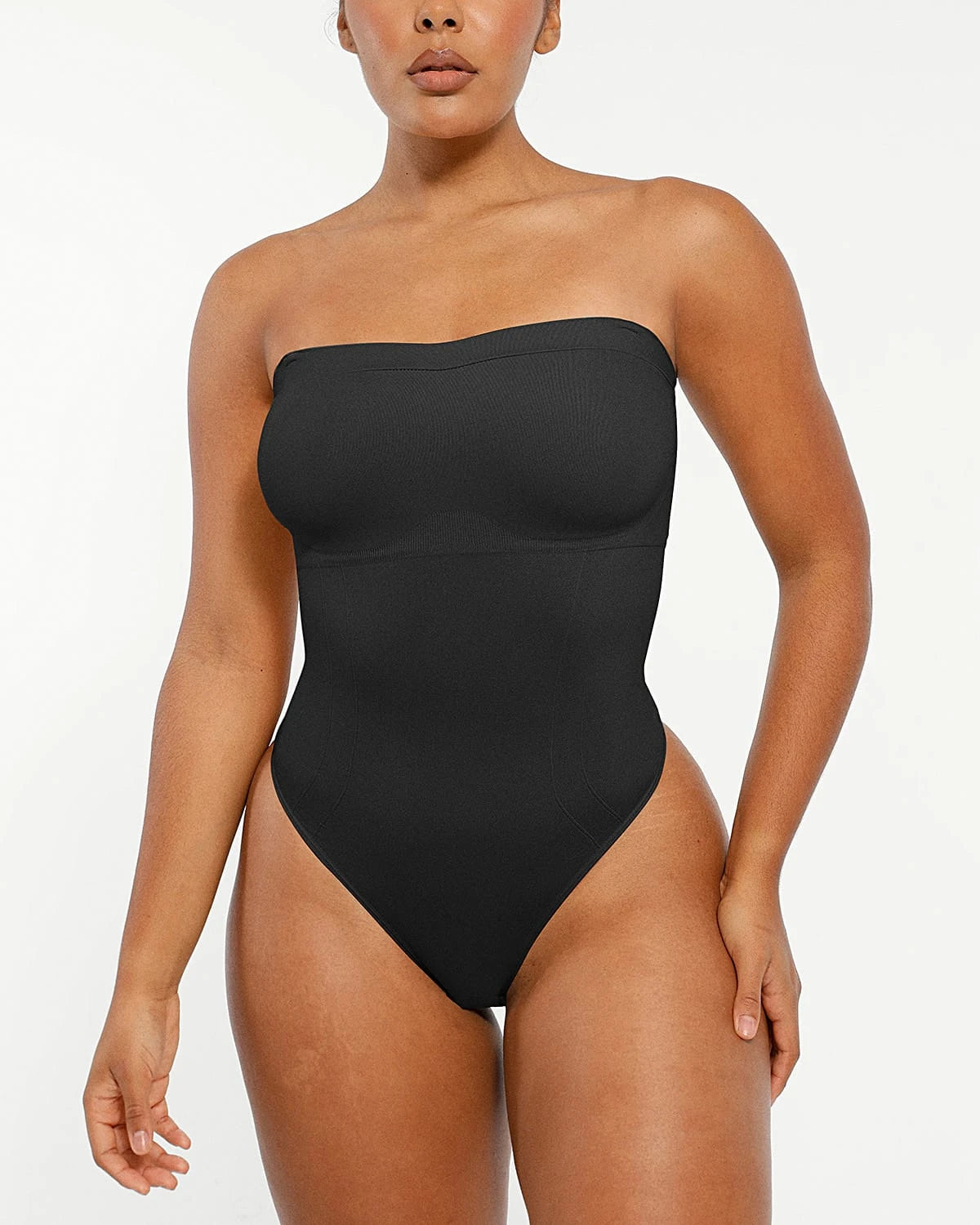Seamless Sculpt Strapless Thong Bodysuit for Women - Sexy Shapewear for Special Occasions & Date Nights