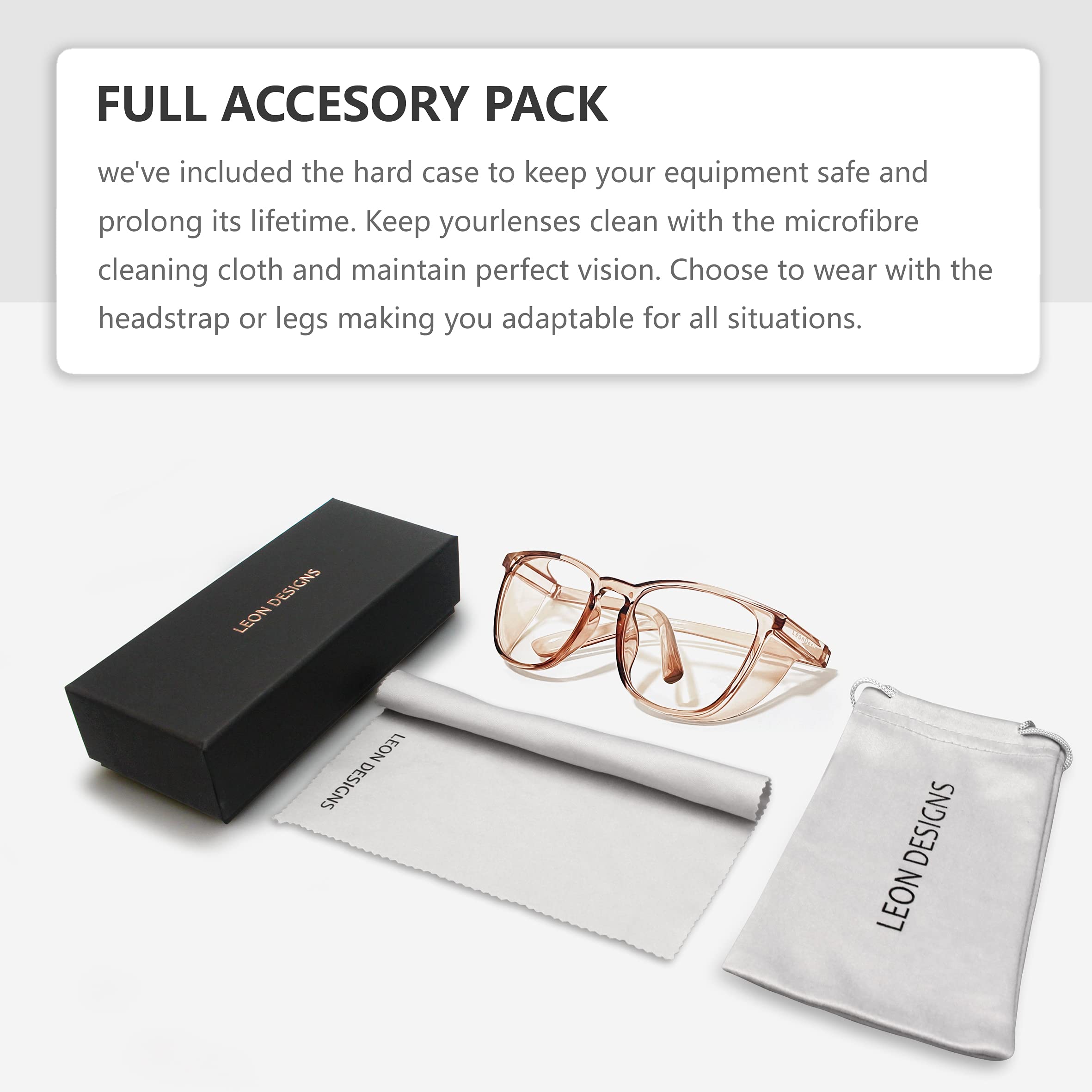 Anti-Fog Safety Glasses for Men & Women | Z87.1 Certified | Blue Light Blocking for Work & Screen Use