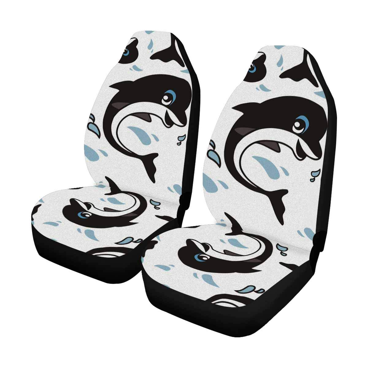 Universal Front Seat Covers for Cars, Trucks & SUVs - 2-Piece Set | Durable & Custom Fit for Sedans, Vans & Pickup Trucks | Perfect for Road Trips, Daily Commute & Vehicle Protection