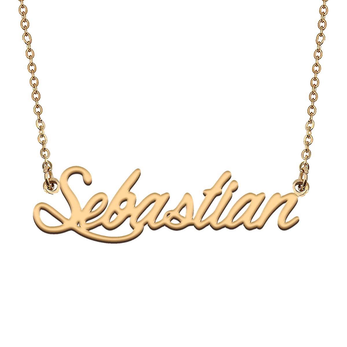 Custom Initial Pendant Necklace - Personalized Name Jewelry for Women & Girls | Engraved Gift for Birthday, Anniversary & Valentine's Day