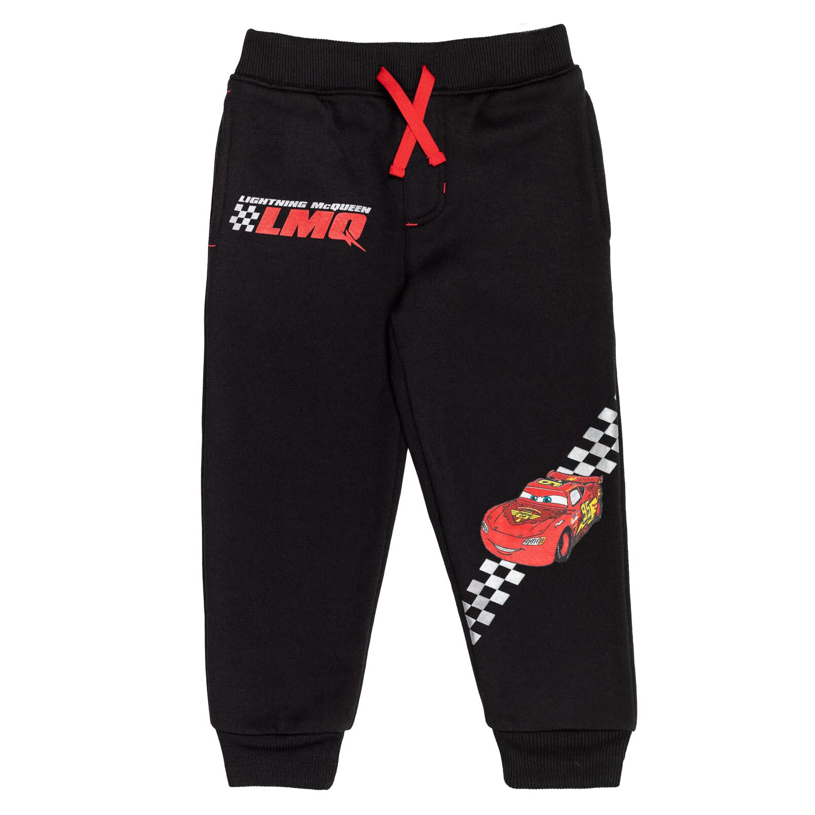 Disney Mickey Mouse Lion King Pixar Cars Fleece 2-Pack Pants for Baby & Toddler (0-24 Months) - Soft & Warm Winter Sleepwear, Playtime Outfits, and Daycare Essentials