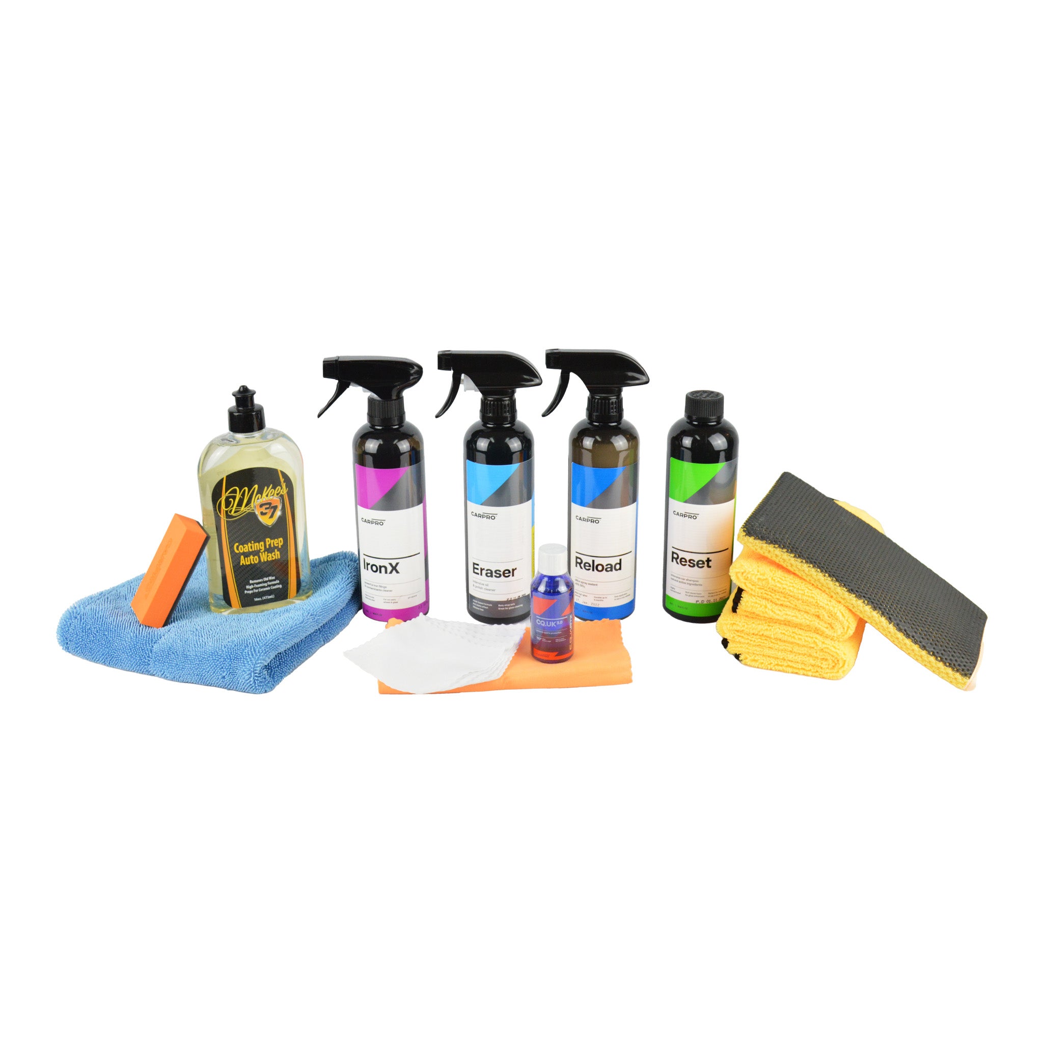 CarPro Cquartz UK Complete Ceramic Coating Kit - Professional-Grade Nano Paint Protection for Cars, Trucks & Motorcycles | Long-Lasting Gloss & Hydrophobic Finish | DIY Car Detailing & Auto Care Solution