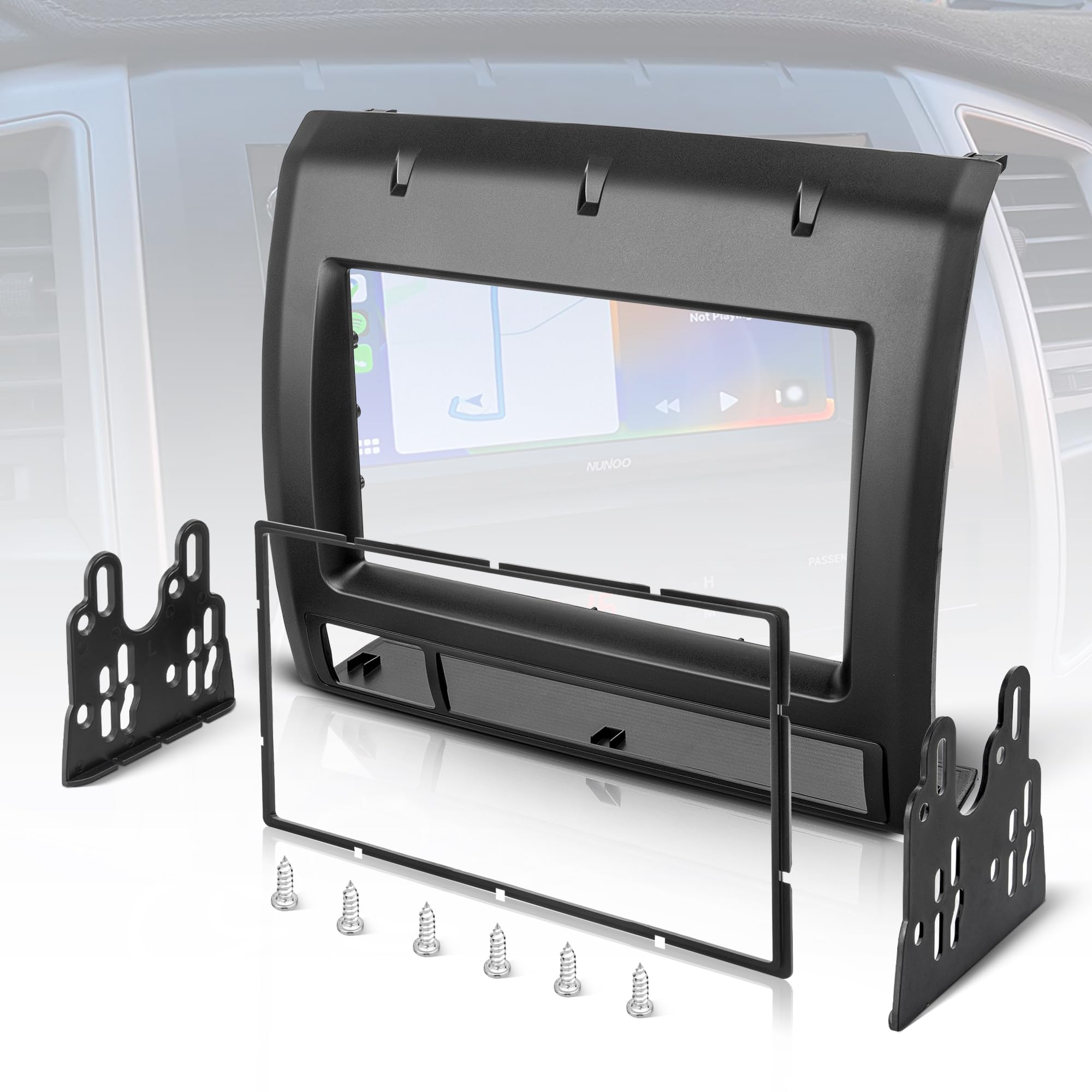 Double DIN Radio Dash Kit for 2005-2011 Toyota Tacoma | Aftermarket Stereo Mounting Bracket & Trim Bezel | Perfect for Car Audio Upgrade & DIY Installation