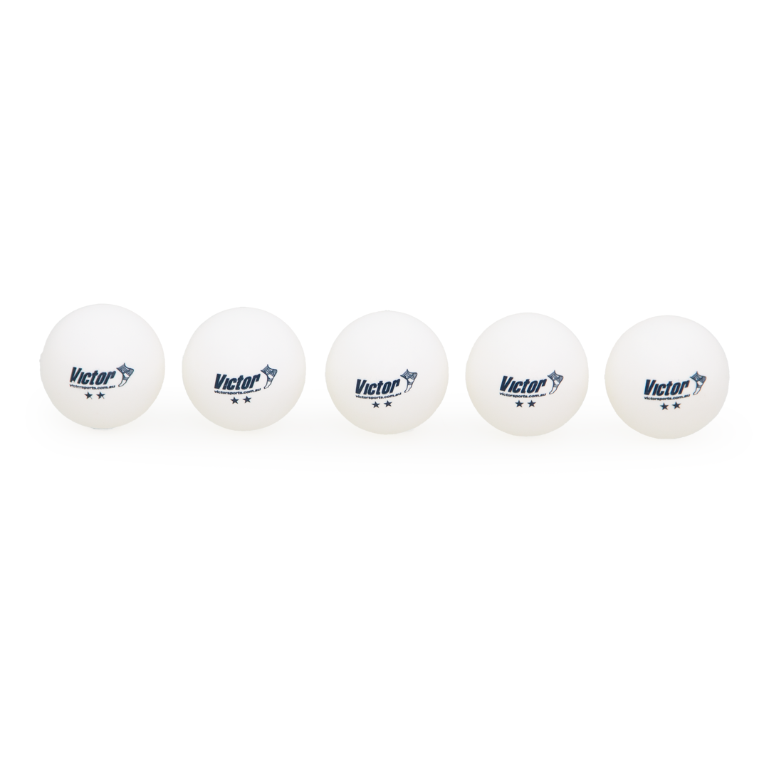 Victor Table Tennis Balls - 60-Pack Premium Competition Ping Pong Balls | Perfect for Tournaments, Training & Home Recreation