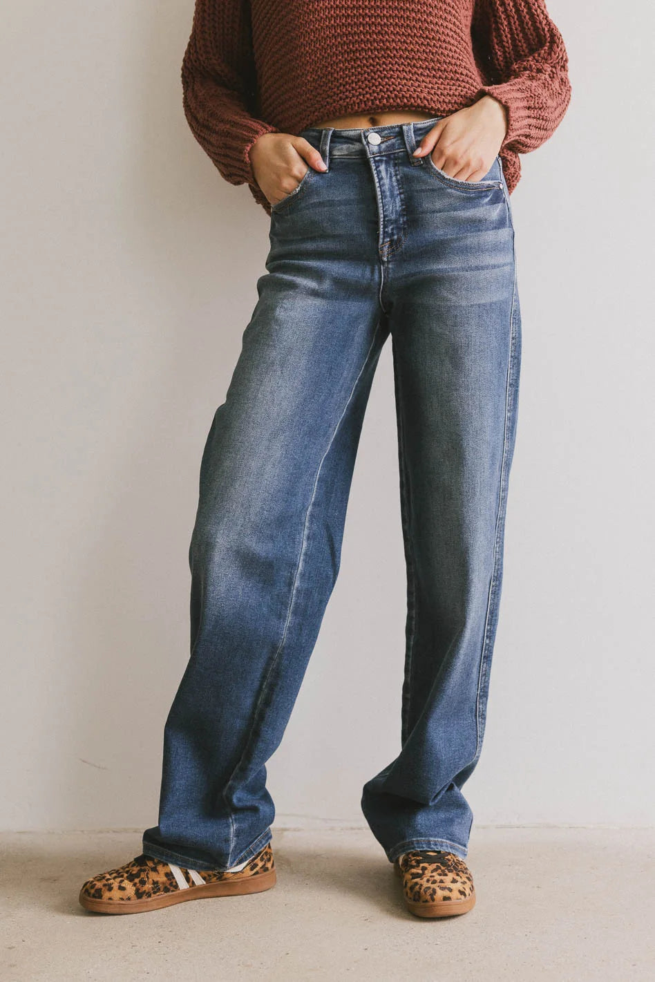 Jolianne Women's Baggy Jeans - High Waisted Relaxed Fit Denim Pants for Casual Wear & Street Style | Final Sale