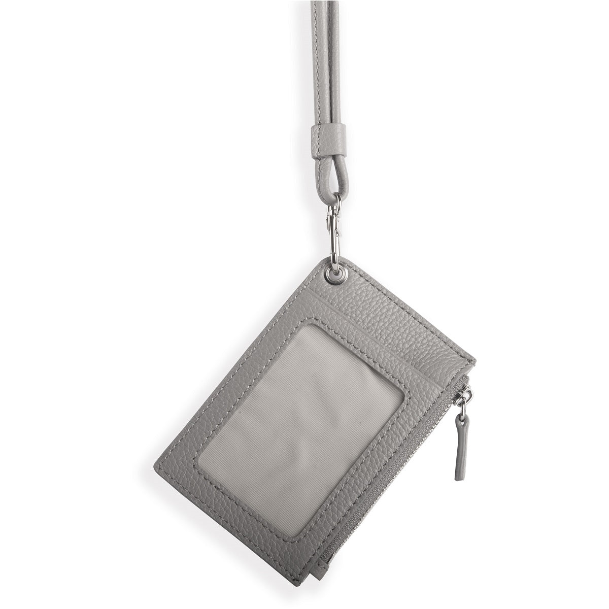 Robyn Genuine Leather ID Badge Holder with Detachable Lanyard - Premium RFID Blocking Security Card Holder for Work, School & Office Access