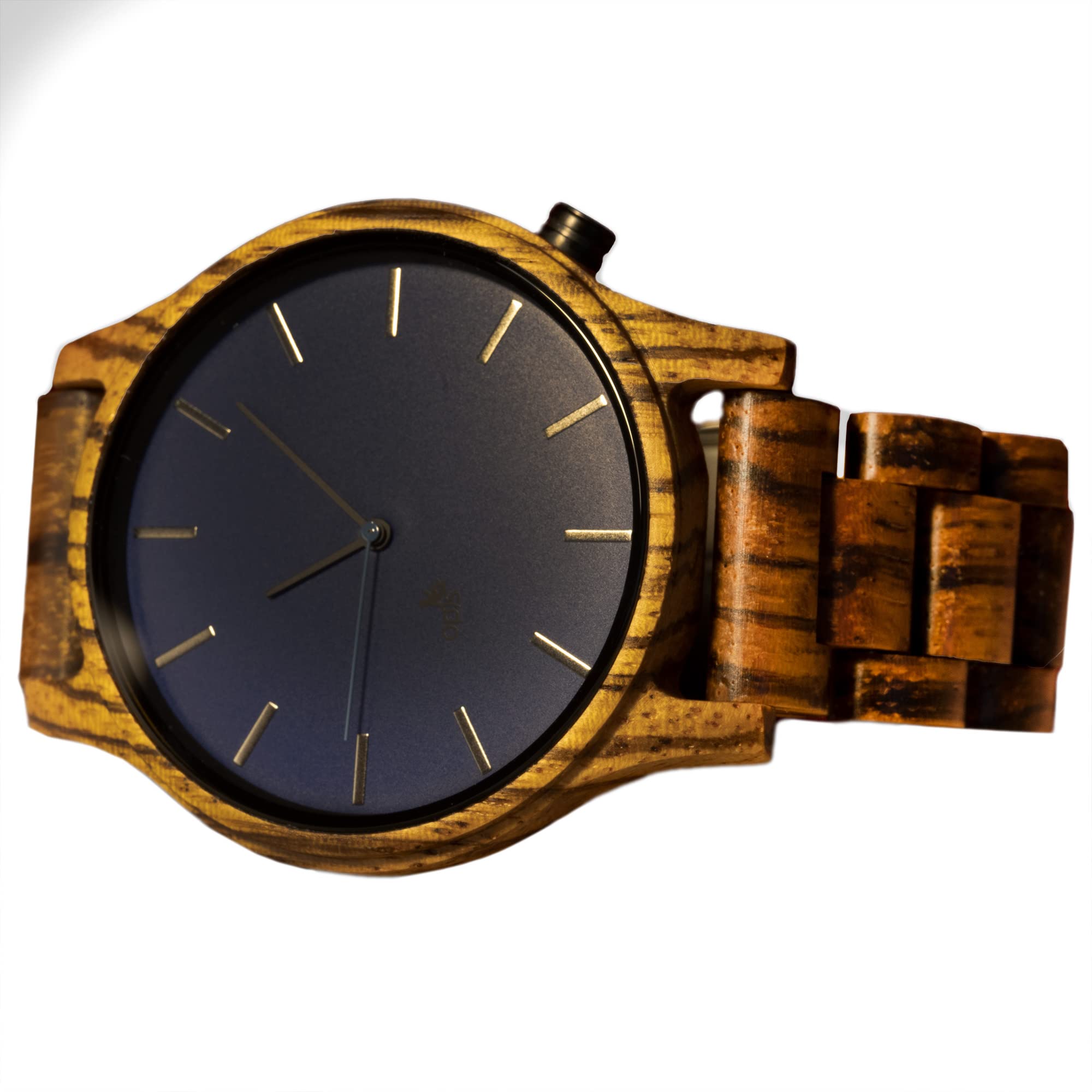 Opis UR-M1 Men's Wooden Watches - Black, Brown, Cream, Red Sandalwood, Zebra & Walnut Styles - Wood Watch Kit for Casual, Business & Outdoor Adventures