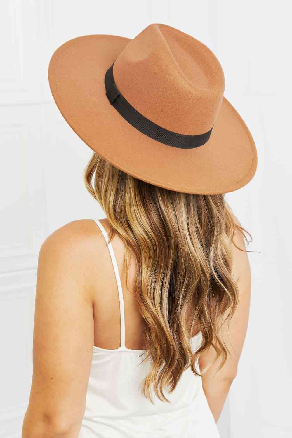 Stylish Fame Enjoy The Simple Things Fedora Hat for Women & Men - Vintage Fashion Accessory for Outdoor Events, Parties, and Daily Wear