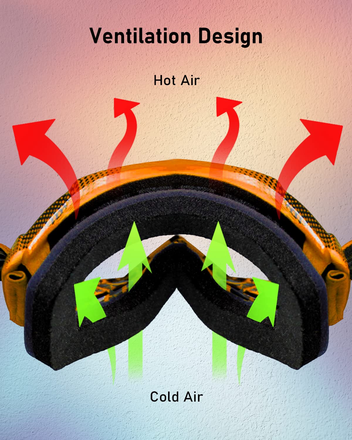 BELINOUS Kids ATV Goggles for Dirt Bike & Motorcycle Riding - Youth MX Goggles for Boys & Girls Ages 3-12 with Soft Comfort Strap - Perfect for Off-Road Adventures, Motocross & Outdoor Sports