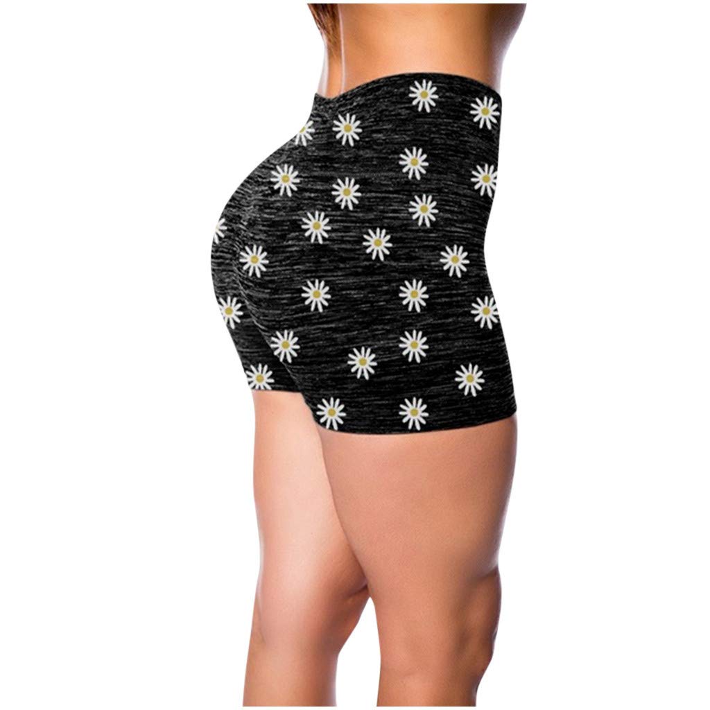 Women's High Waist Biker Shorts - Tummy Control Yoga & Workout Shorts for Activewear