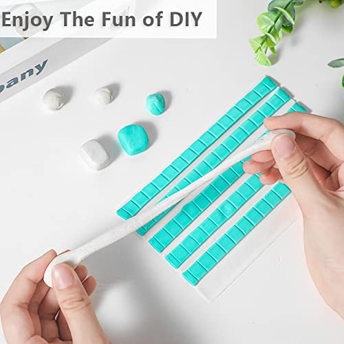 204 Pcs Non-Toxic Reusable Poster Putty - Sticky Tacky Adhesive for Mounting Photos, Posters & Frames - Wall Safe Removable Putty for Home, Office & Party Decorations (Green)