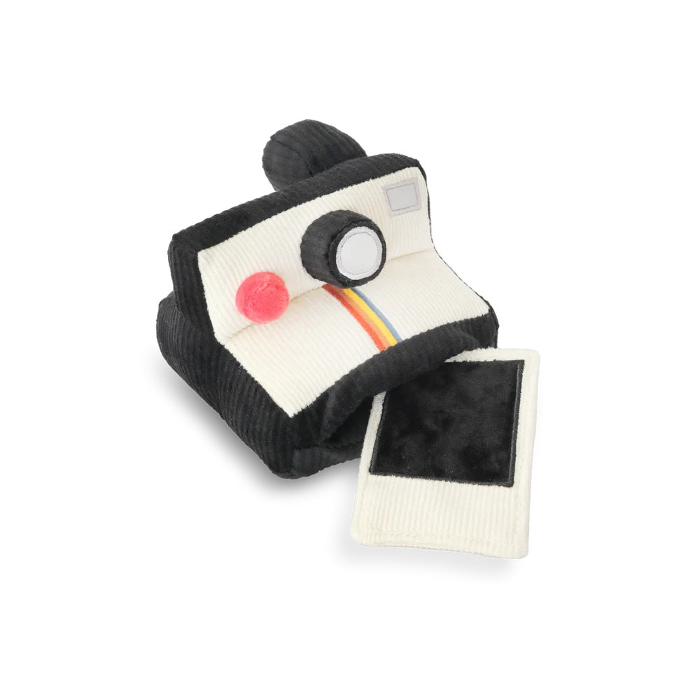 Snuffle & Squeaky Dog Toy - Interactive Instant Camera Shaped Chew Toy for Small & Medium Dogs - Perfect for Playtime, Training & Anxiety Relief