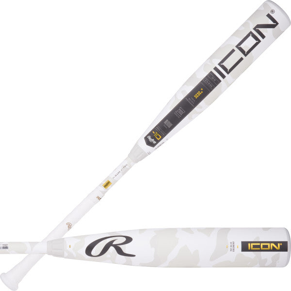 Rawlings Icon 2025 10 (2 3/4 Barrel) USSSA Baseball Bat - Youth & Adult Baseball Equipment for Games & Practice - RUT5I10