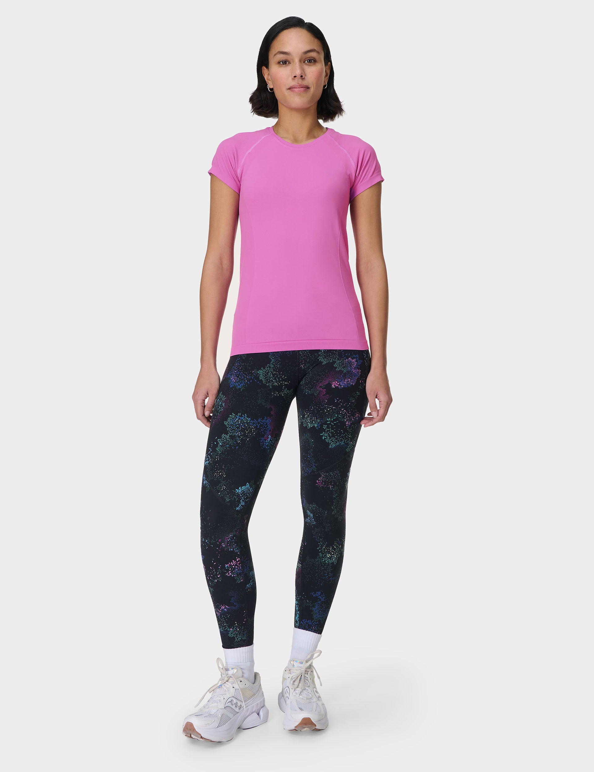 Seamless Gym T-Shirt for Athletes - Allium Pink | Workout Shirt for Women & Men | Perfect for Yoga, Running & Fitness Training
