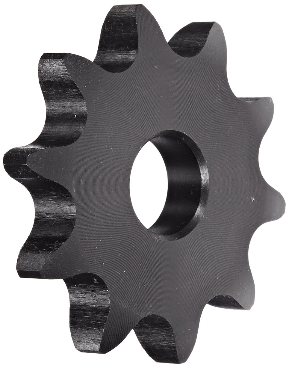 60A10 Single Strand Plate Roller Chain Sprocket - Type A Steel Hub, 5/8