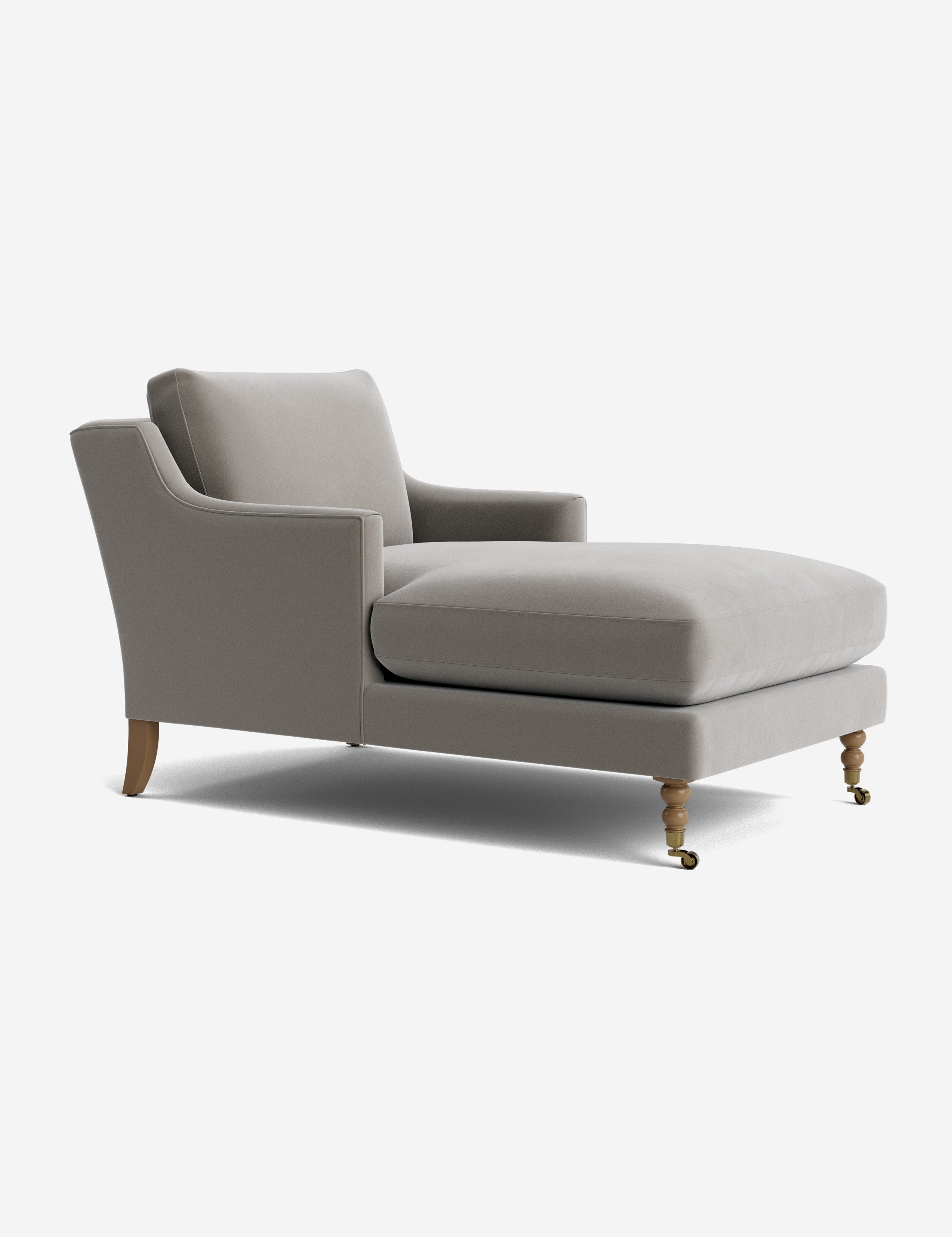 Fabienne Chaise Lounge Chair - Modern Accent Chair for Living Room, Bedroom & Office - Stylish Mid-Century Design with Upholstered Seat and Wooden Legs - Perfect for Relaxing, Reading & Home Decor