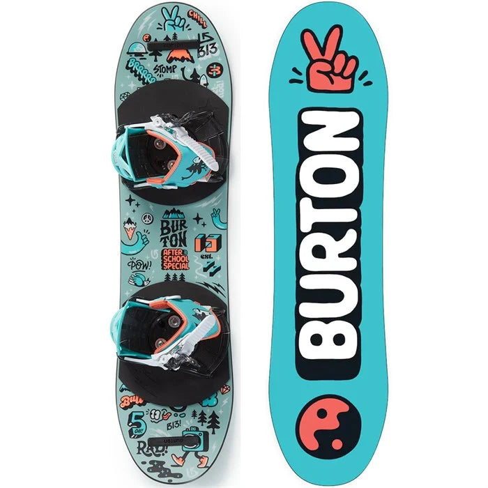 Burton After School Special Snowboard Package 2025 - Complete Snowboard Kit for Beginners & Intermediate Riders | Perfect for Mountain Slopes & Snow Parks