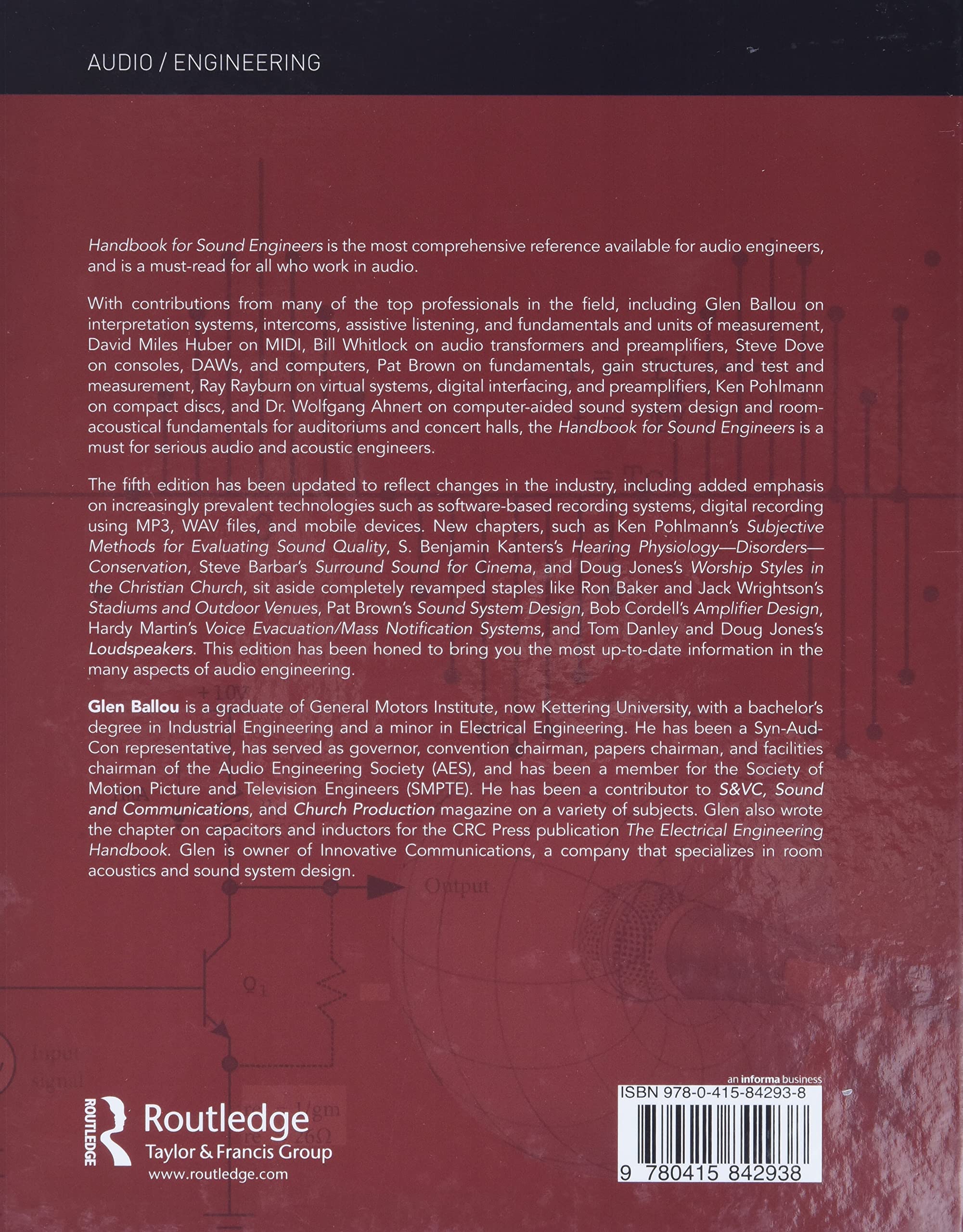Sound Engineers Handbook - Audio Engineering Society Guide | Essential Reference for Studio, Live Sound & Recording Professionals